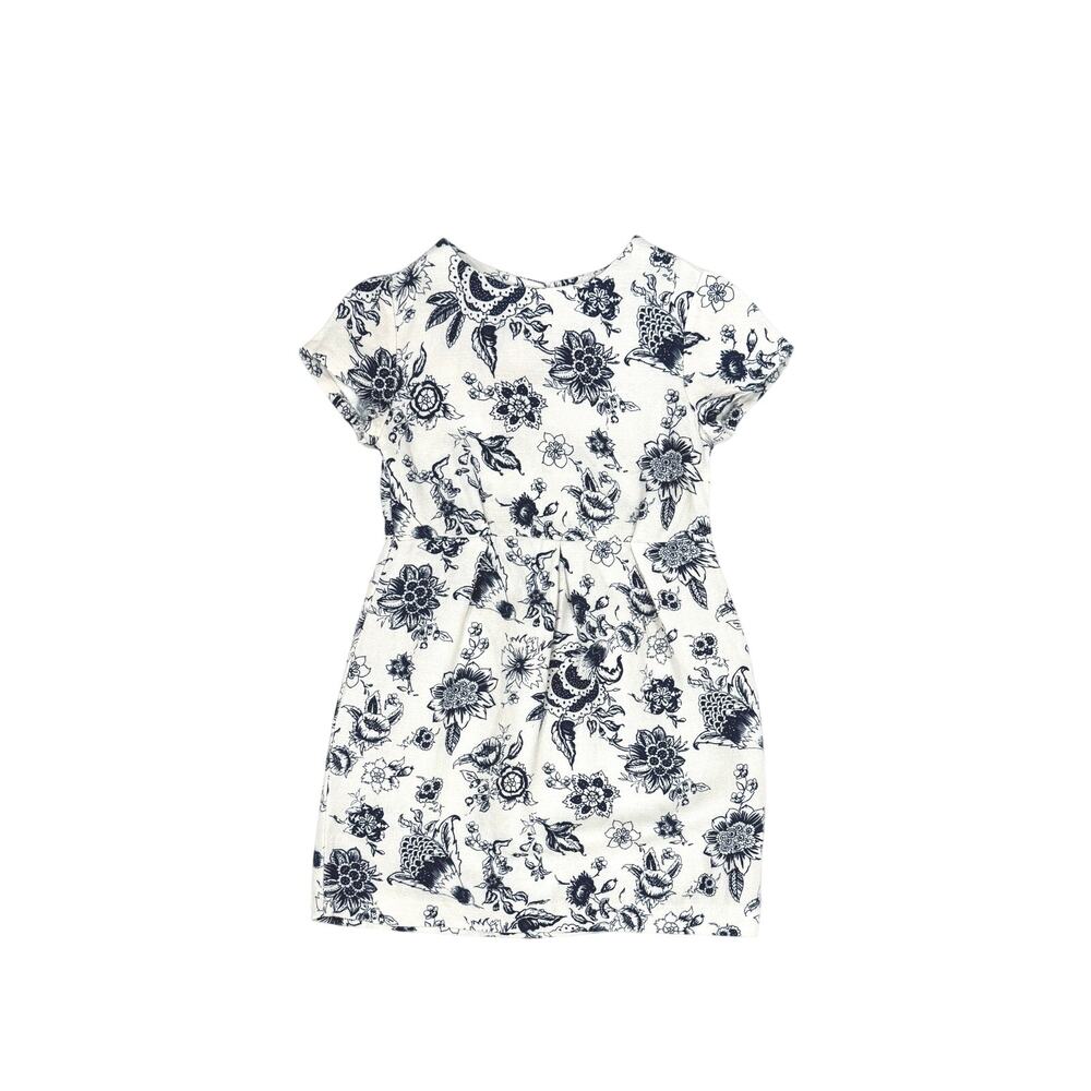 Zara Girls Floral Pleated Dress